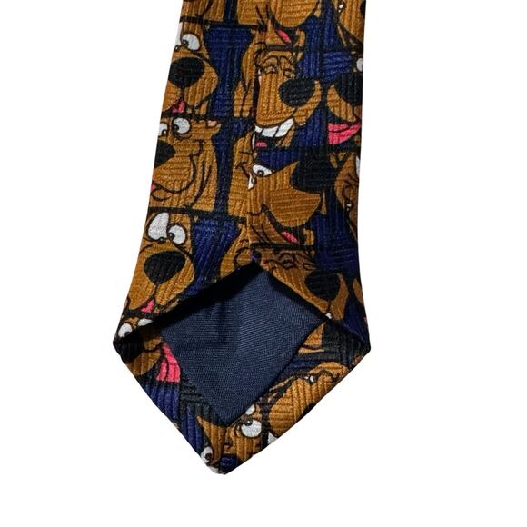 Cartoon Network Hanna Barbera Scooby Doo Faces Vintage Novelty 1999 Necktie - Picture 7 of 7